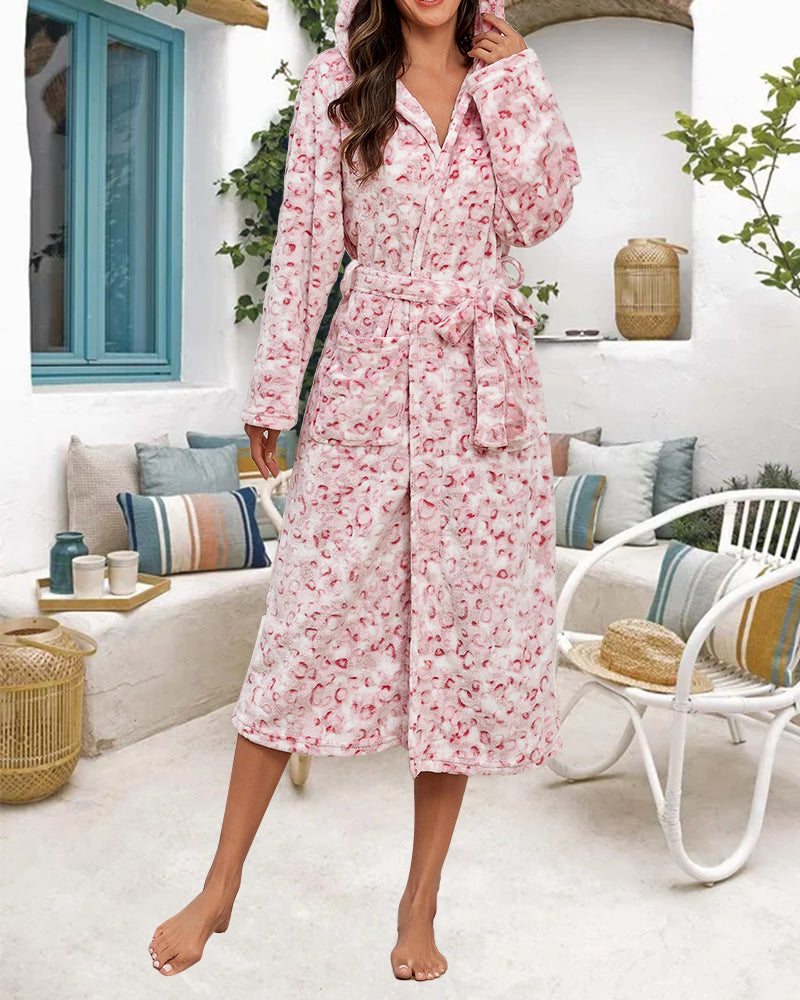 WW | Robe mit Leopardmuster und Elegant Merkmalen