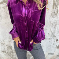 WW - Elegantes Samtshirt