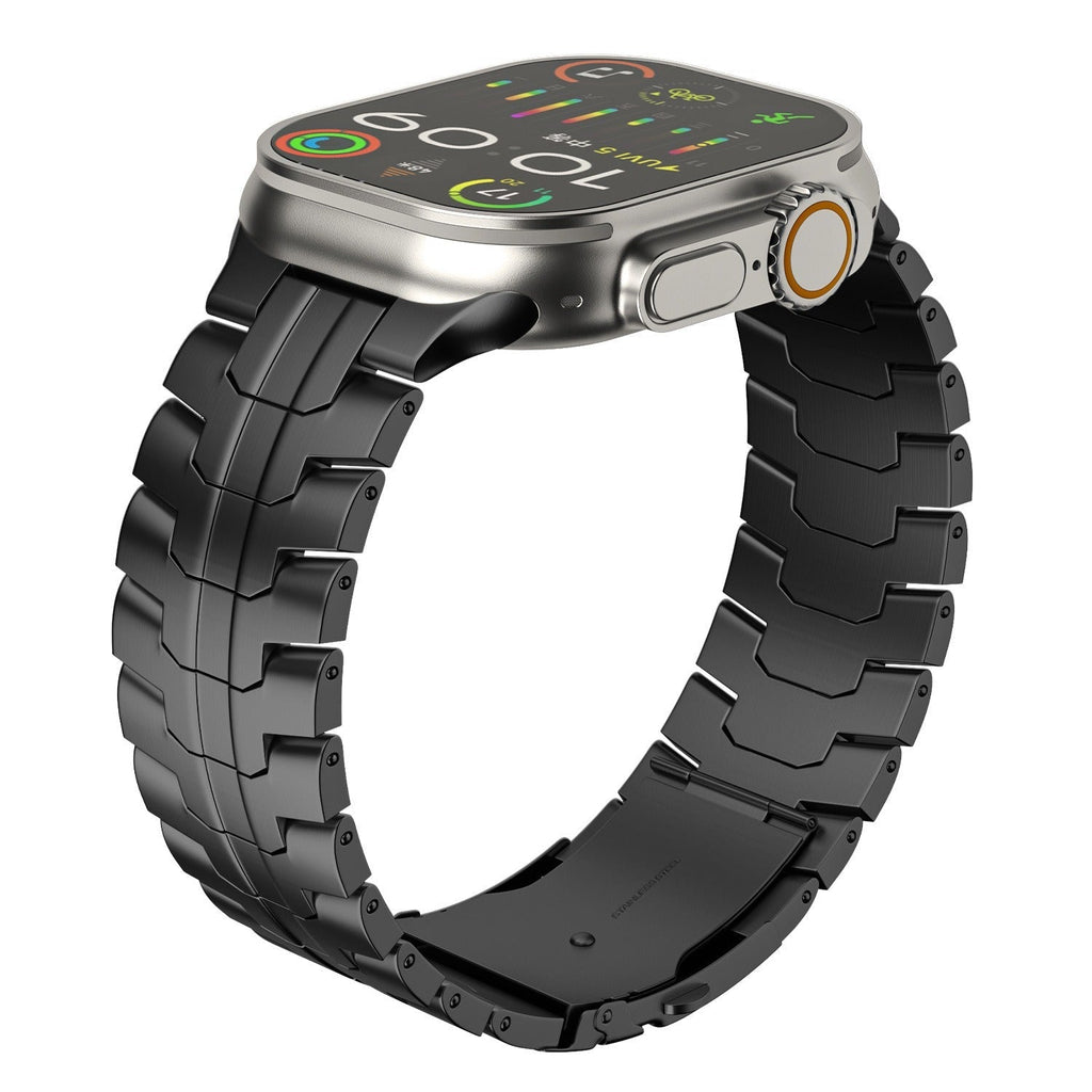 WW | Luxe Titanium Apple Watch Band Geeignet Für Series 1 9 Und Ultra