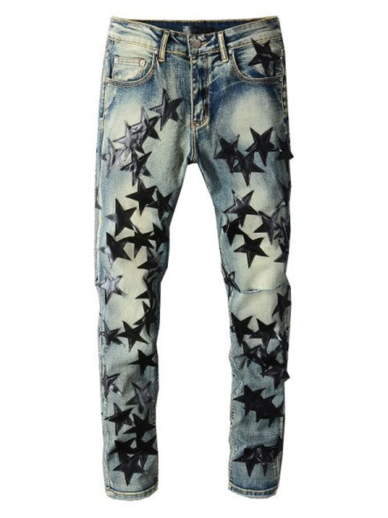 WW | Herren Gewaschene Star Slim Fit Jeans