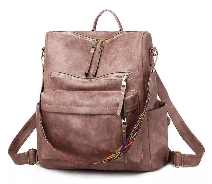 WW | Eleganter Weicher Leder-Rucksack