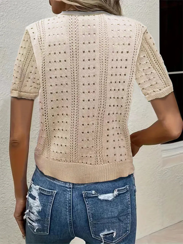 W&W Mode | Vielseitiger Komfort, Elegante Strickjacke Mit V-ausschnitt Für Frauen