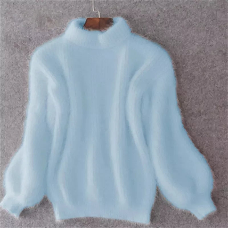 WW | Locker Gestrickter Damenpullover Einfarbige Farben