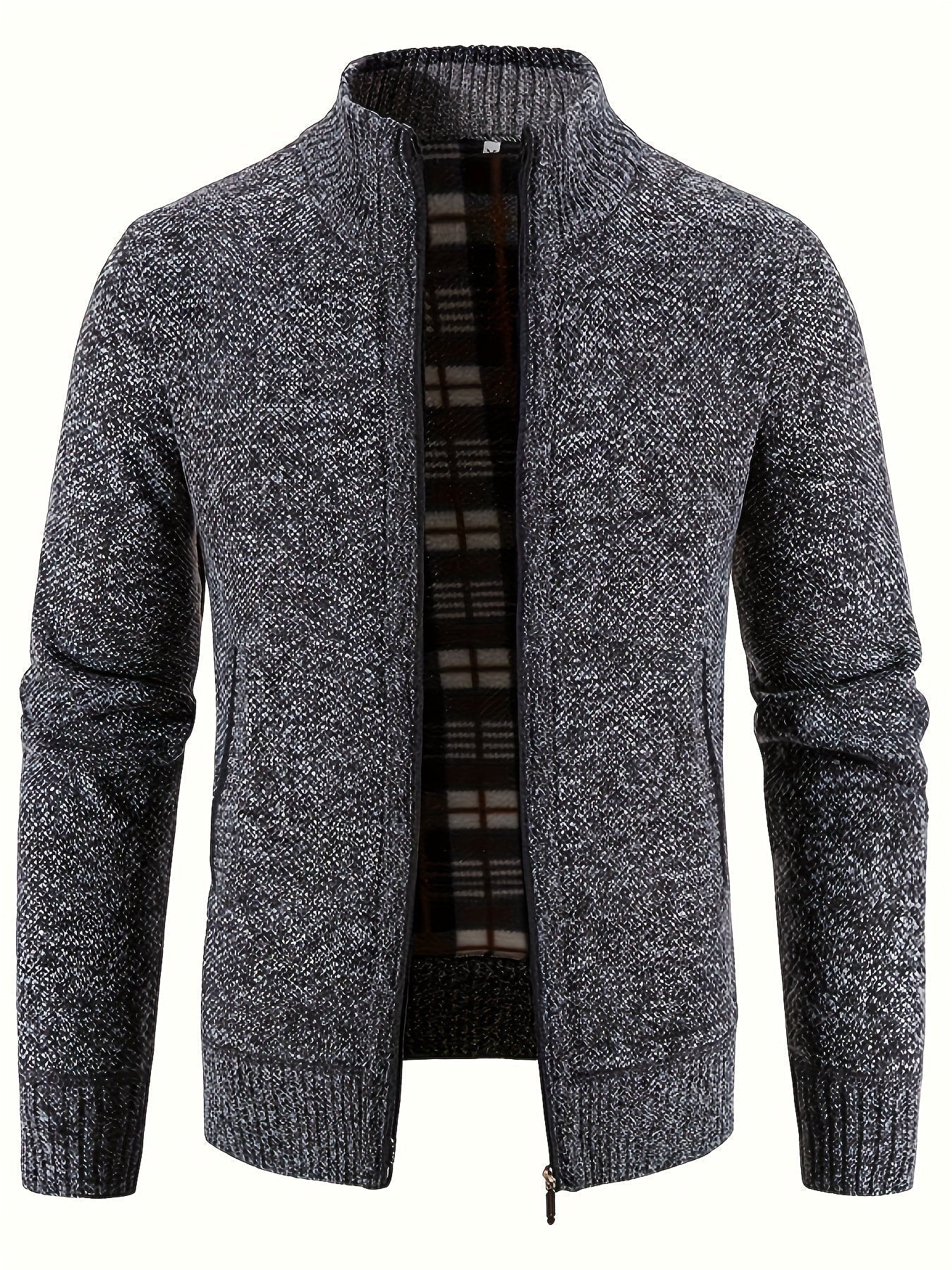 WW | urbaner Herrenmantel Warme Stehkragenjacke
