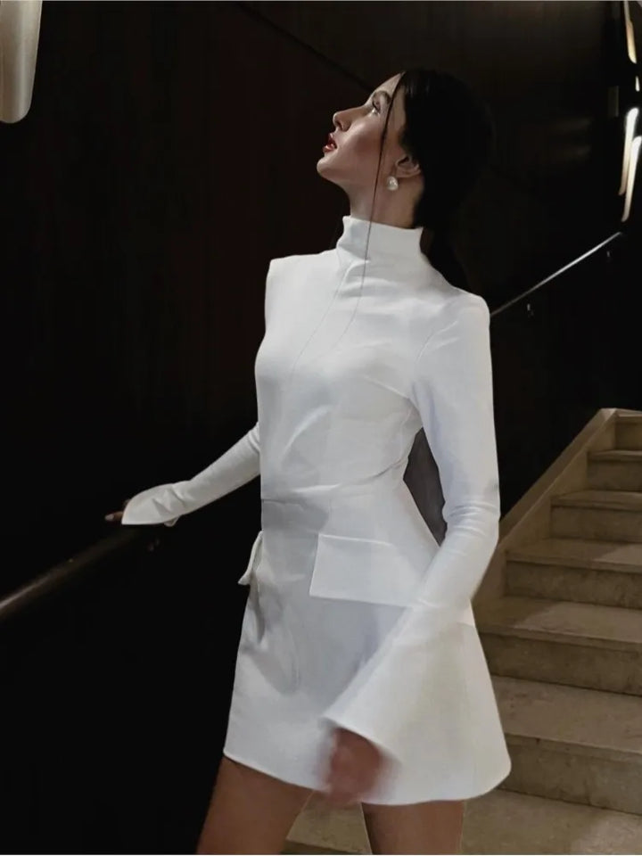 W&W Mode | Elegantes Kurzes Kleid chic Frauen