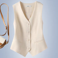 WW | Einfarbige Temperament Weste für Frauen