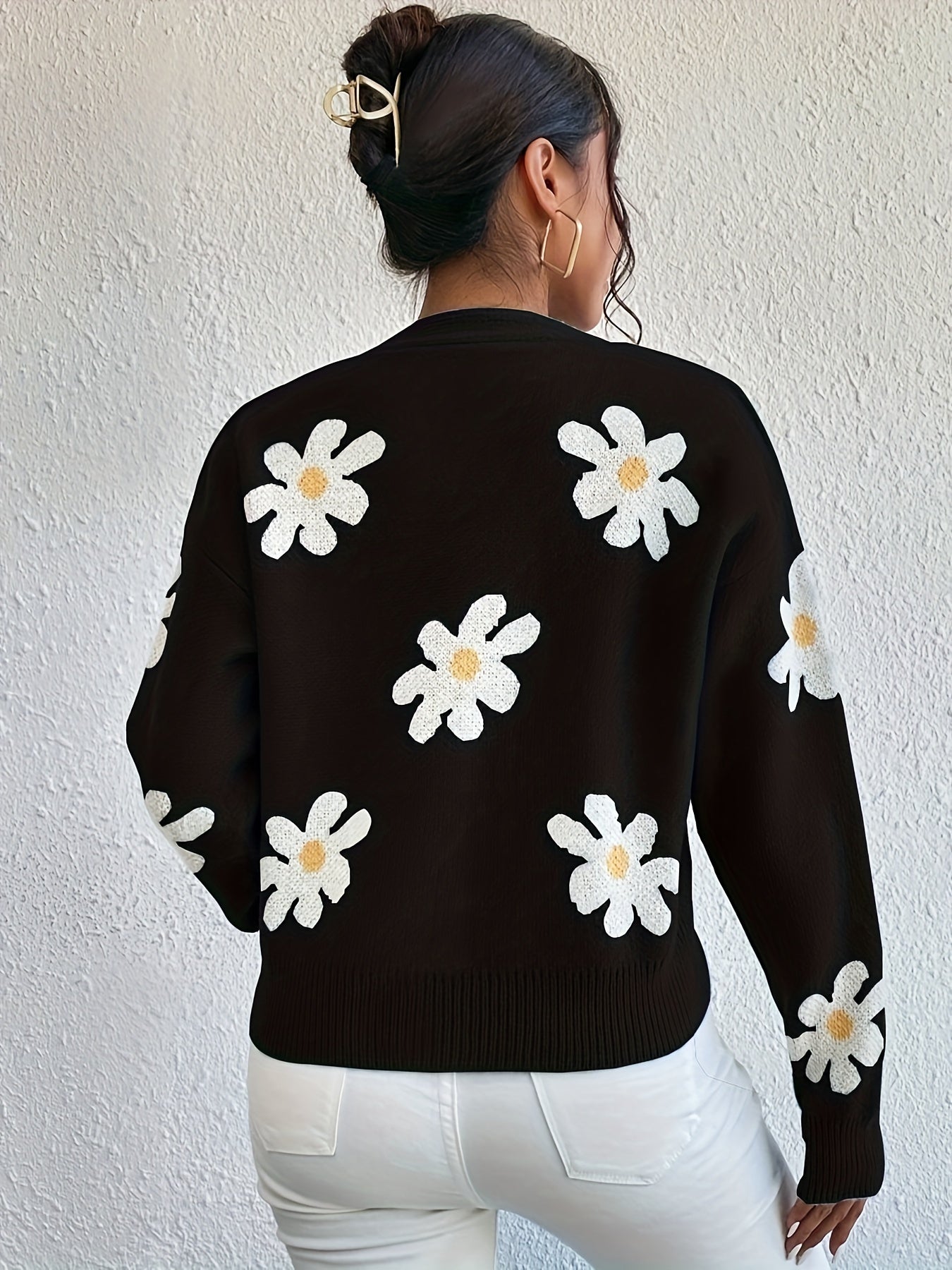 WW | mit Blumenmuster und langen Ärmeln Für Frauen