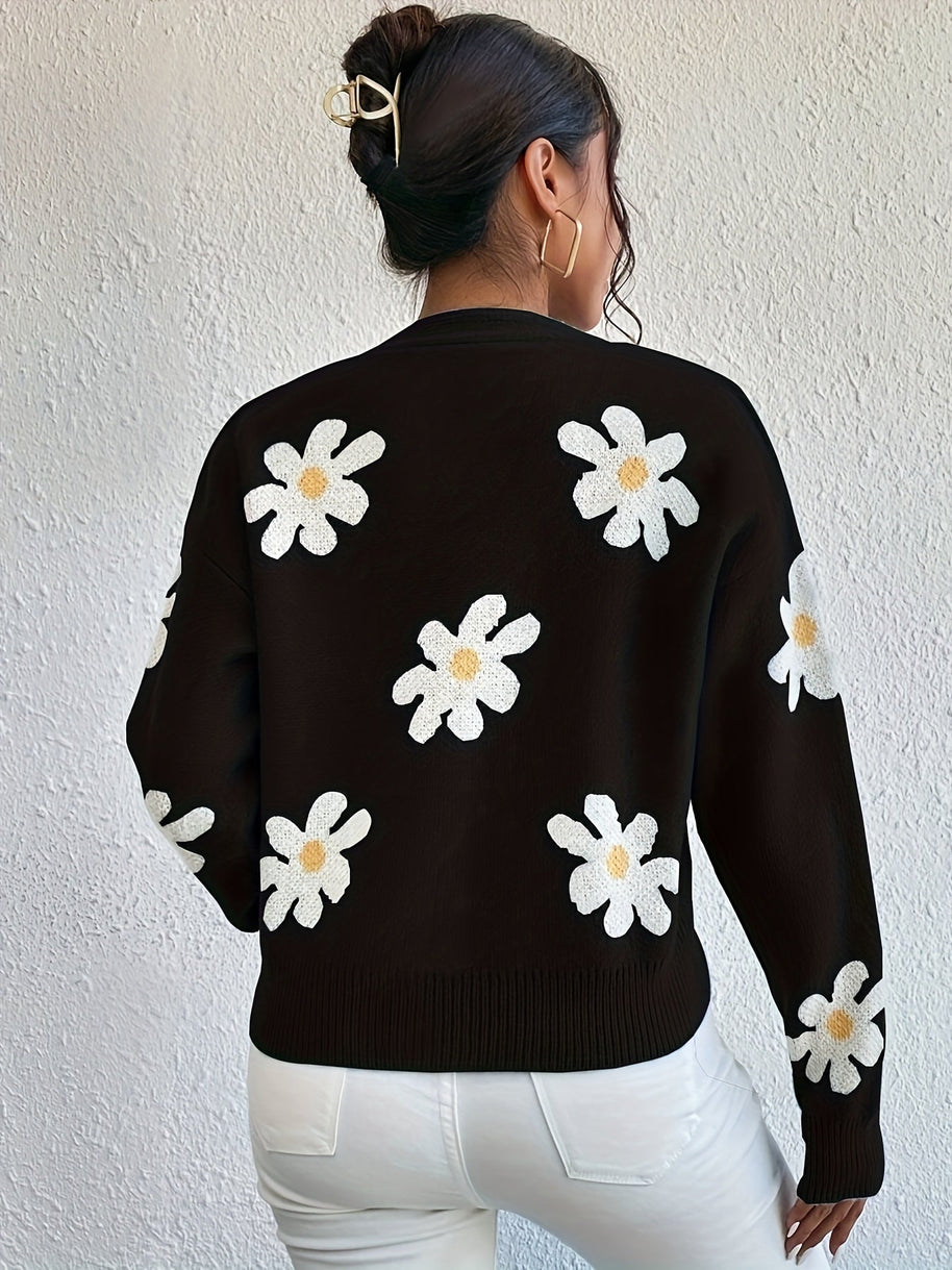 WW | mit Blumenmuster und langen Ärmeln Für Frauen
