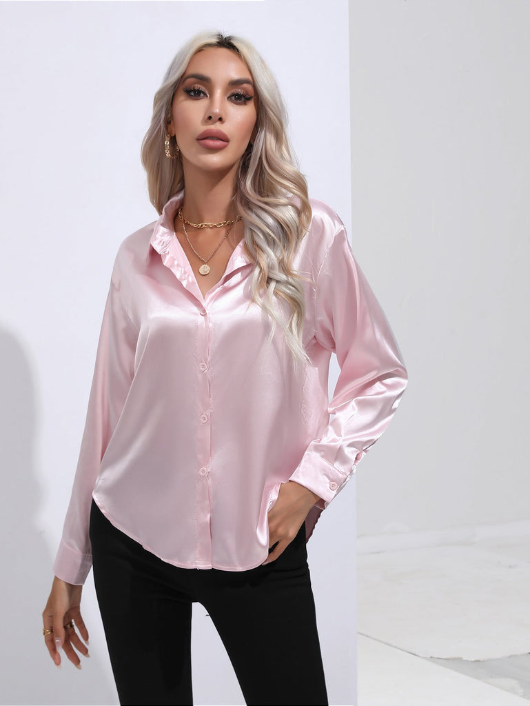 WW | Satin Hemd Für Damen