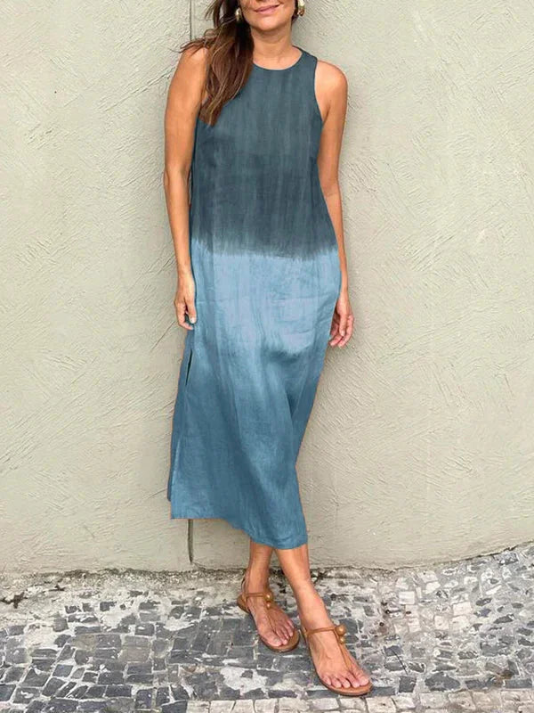 WW | Damen Sommerkleid mit V-Ausschnitt