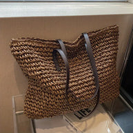 WW - große gewebte Tragetasche | Tasche im Bohemian-Beachy-Stil