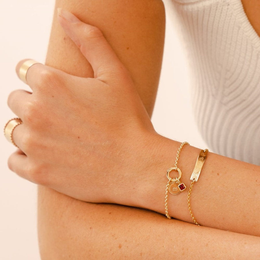 WW | 12 Geburtsstein Armband Anhänger