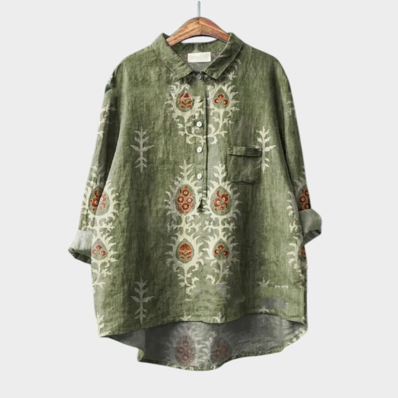 WW | Weiche Bluse mit fließendem Schnitt
