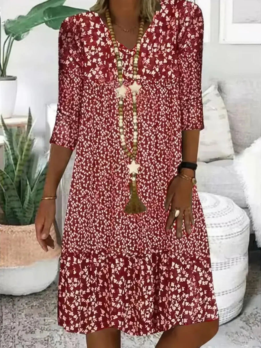 WW | Damen Sommerkleid Mit Blumenmuster