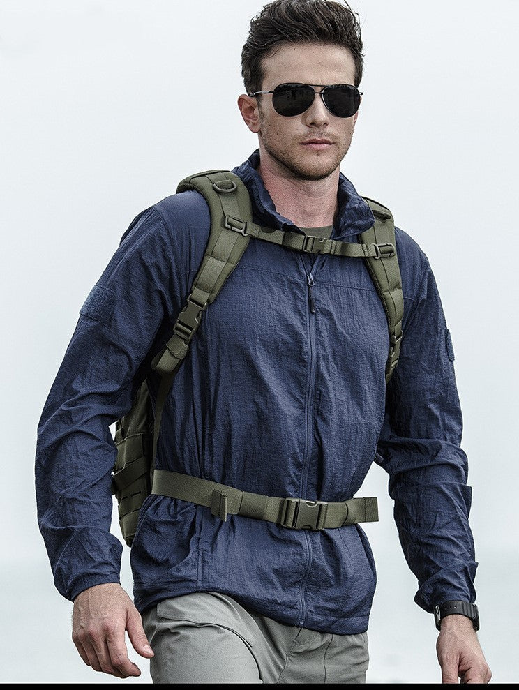 W&W Mode | Leichte Wasserdichte Jacke Mit Reißverschluss