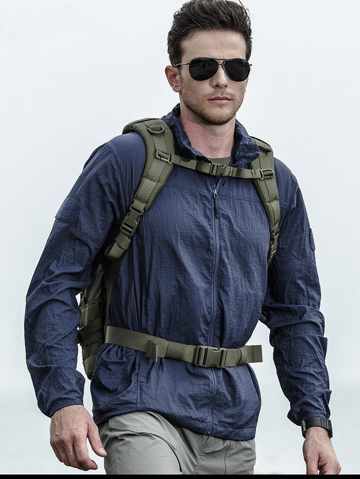 W&W Mode | Leichte Wasserdichte Jacke Mit Reißverschluss