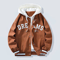 WW | Kapuzenjacke mit Buchstaben-Print
