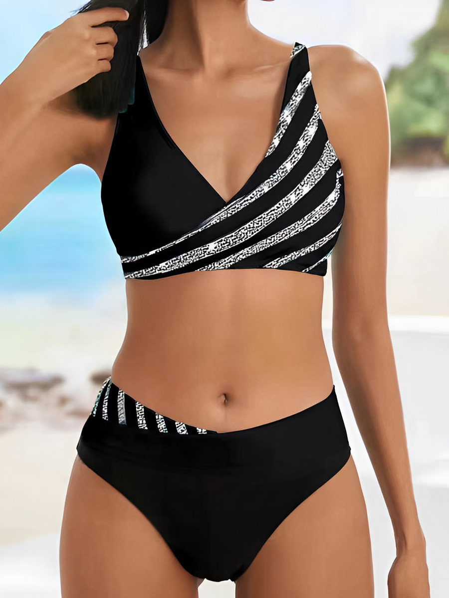 WW | Bikini Sommer Gestreift Luxus