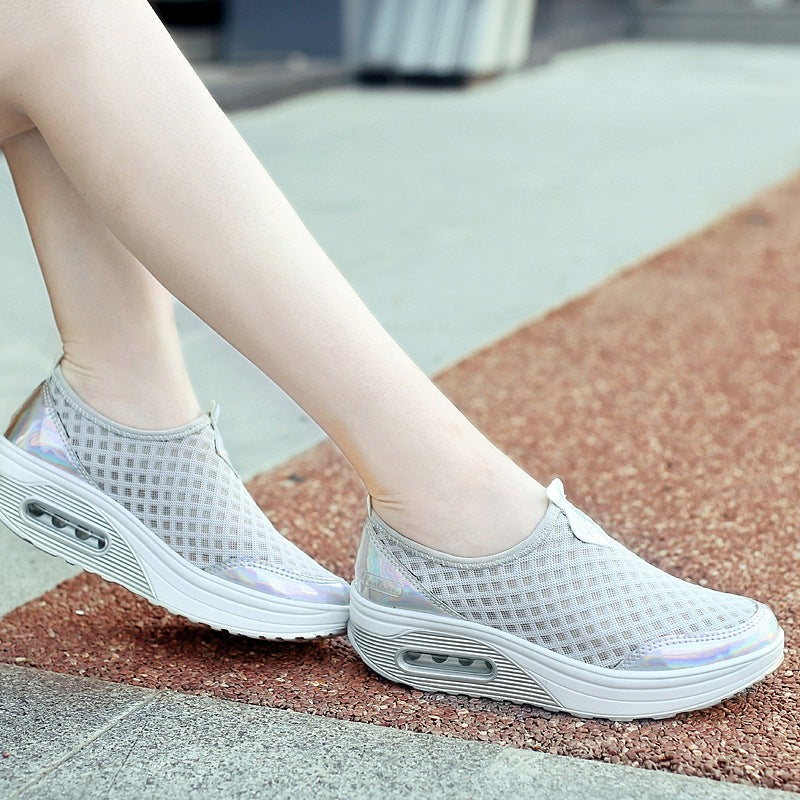 Damen Slip-On Mesh Sneakers mit Air Cushion Technologie WW