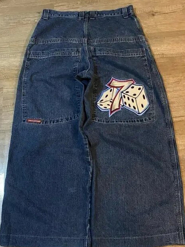 WW | 2000s Stickerei Hip Hop Street Boyfriend Jeans