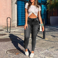 WW Denim Damenjeans mit Taschentasche
