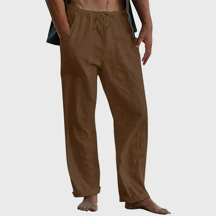 WW | Lässige Leinenhose mit Kordelzug