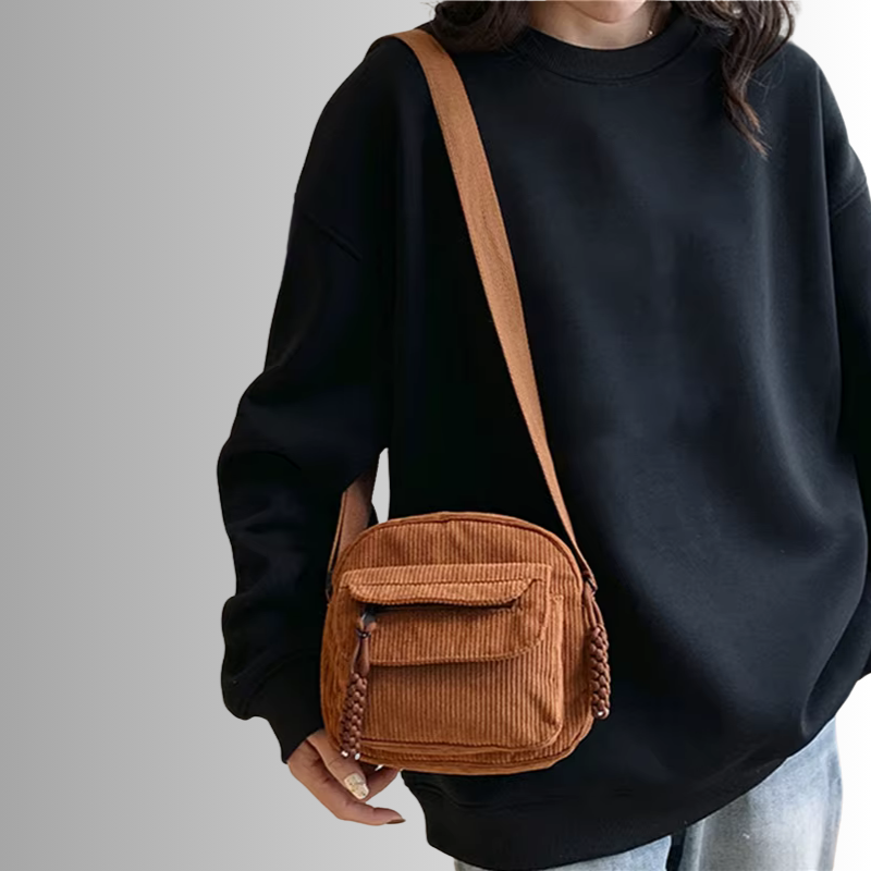 WW | Kompakte Cord Tasche Mit Elegantem Design