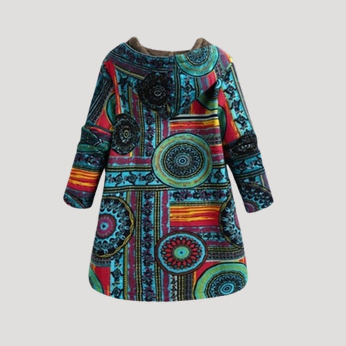 WW | Damen Kapuzen Kunstfell Lange Winterjacke