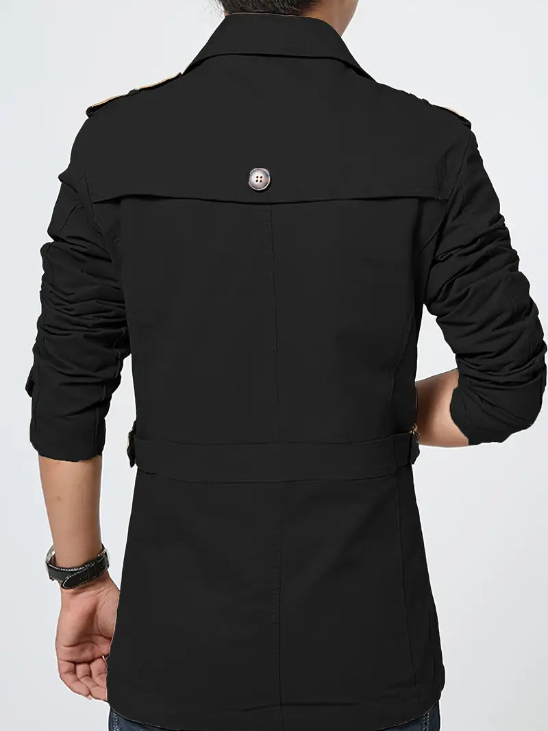WW | Herren Große Größe Baumwollwindjacke Für Frühling Und Herbst