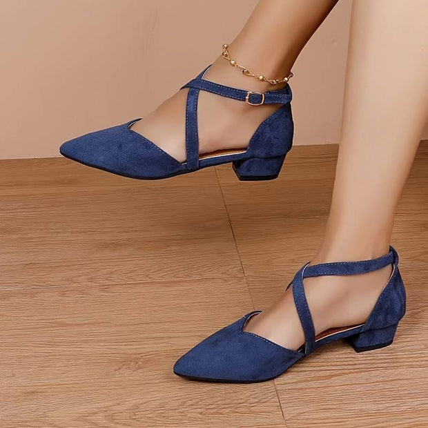 WW | Modische Flache Sandalen Mit Spitzer Spitze