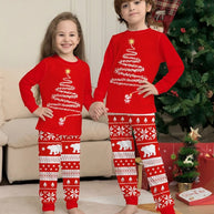 WW | Stilvolle Winter Familien Weihnachts-Pyjama Set für Unisex