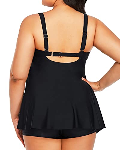 WW | Plus Size Tankini Badeanzug Bauchkontrolle Badeanzüge Für Frauen