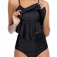 WW | Nicht Durchsichtige Tankini Badeanzüge Für Frauen Bikini Satzs Für Teenager Mädchen