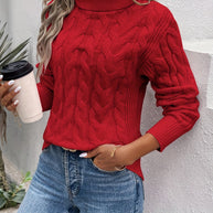 WW | Rollkragen Strickpullover für die kalte Jahreszeit