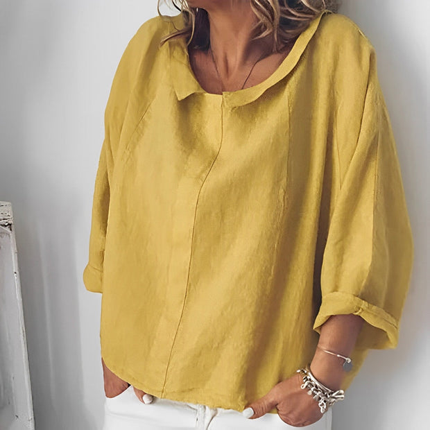 WW | Bluse Mit Umgeschlagenem Kragen