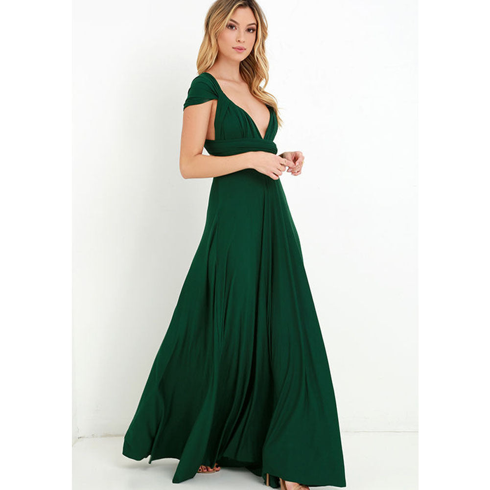 W&W Mode | Kleid mit tiefem V-Ausschnitt und schmeichelnder Silhouette für Frauen