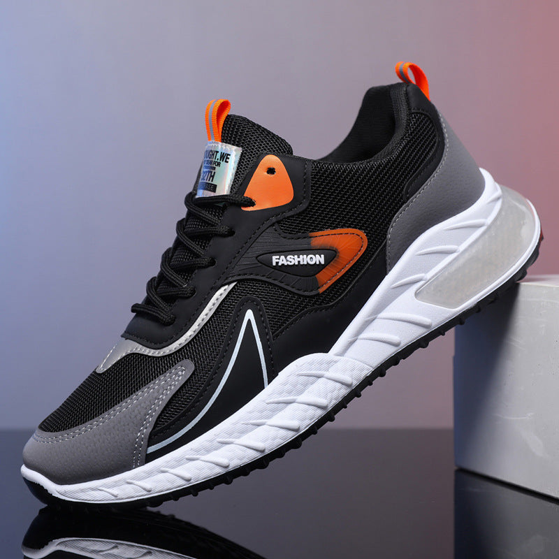 W&W Mode | Atmungsaktive Herren Sneaker Mit Farbakzent