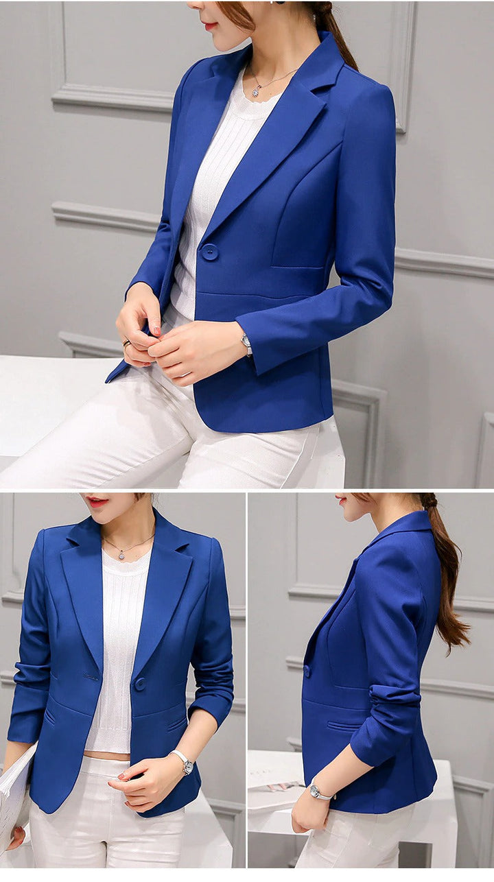 W&W Mode Lässig Taschen Kurz Blazer