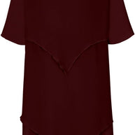 WW | Elegantes Chiffonkleid mit Lagen-Look