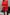 Rot Strickpulli mit Rundhalsausschnitt