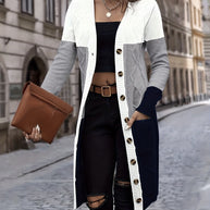 WW | Vielseitige Strickjacke mit langen Ärmeln