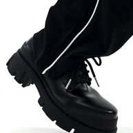 WW | Moderne Lederschuhe Mit Dicker Sohle