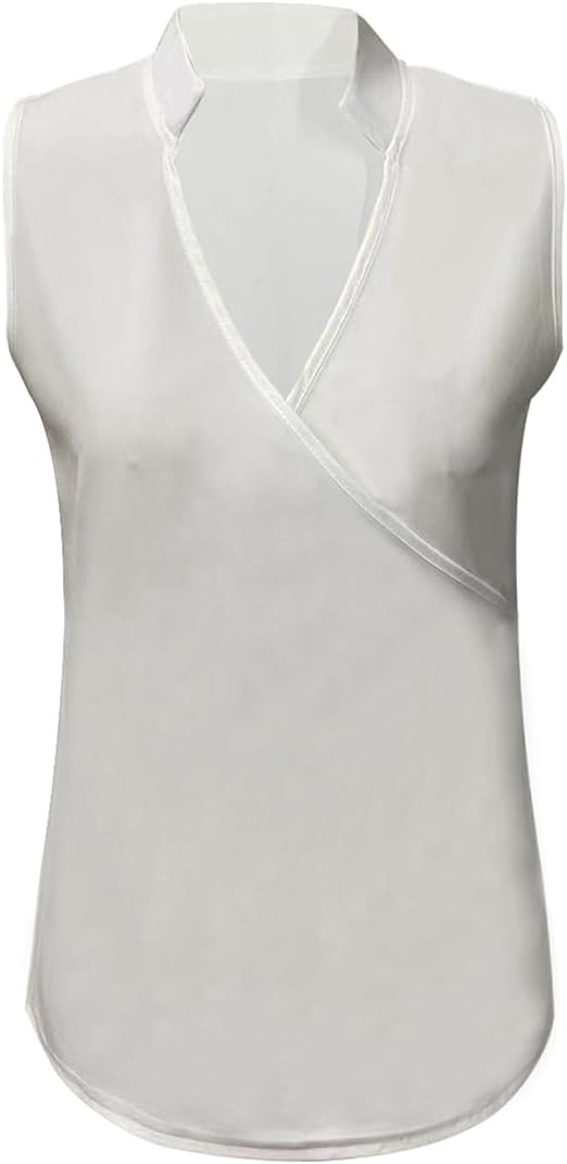 WW Elegantes ärmelloses Einfarbiges Top