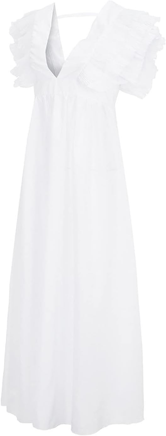 W&W Mode - Elegantes Kleid mit gerafften Ärmeln
