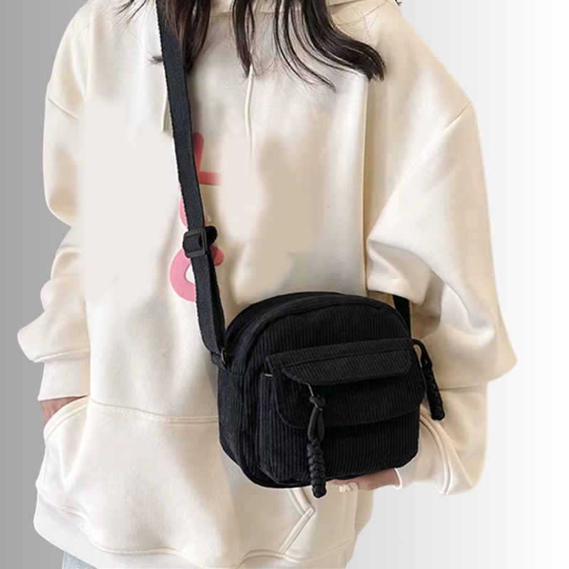 WW | Kompakte Cord Tasche Mit Elegantem Design