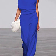 WW | Rosiedress Cowl Neck One Shoulder Batwing Sleeve Party Suit