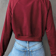 WW | Stilvolle Winter Streetwear Kürzer Pullover Für Frauen