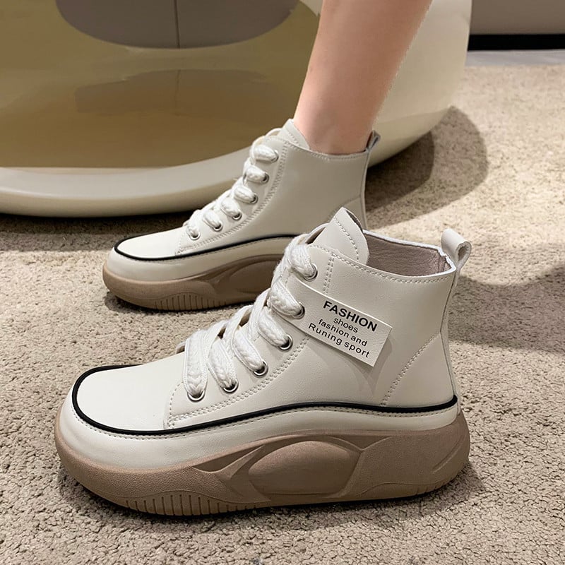 WW | Komfort High Top Schuhe Mit Dicken Sohlen