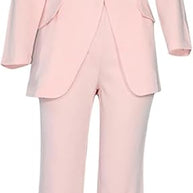 WW Damenanzug – Stilvoller Zweiteiler mit Blazer & langer Hose, Eleganter Hosenanzug für Business, Abend & Events