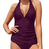 WW | Halter Tankini Badeanzüge Für Damen Mit Bauchkontrolle
